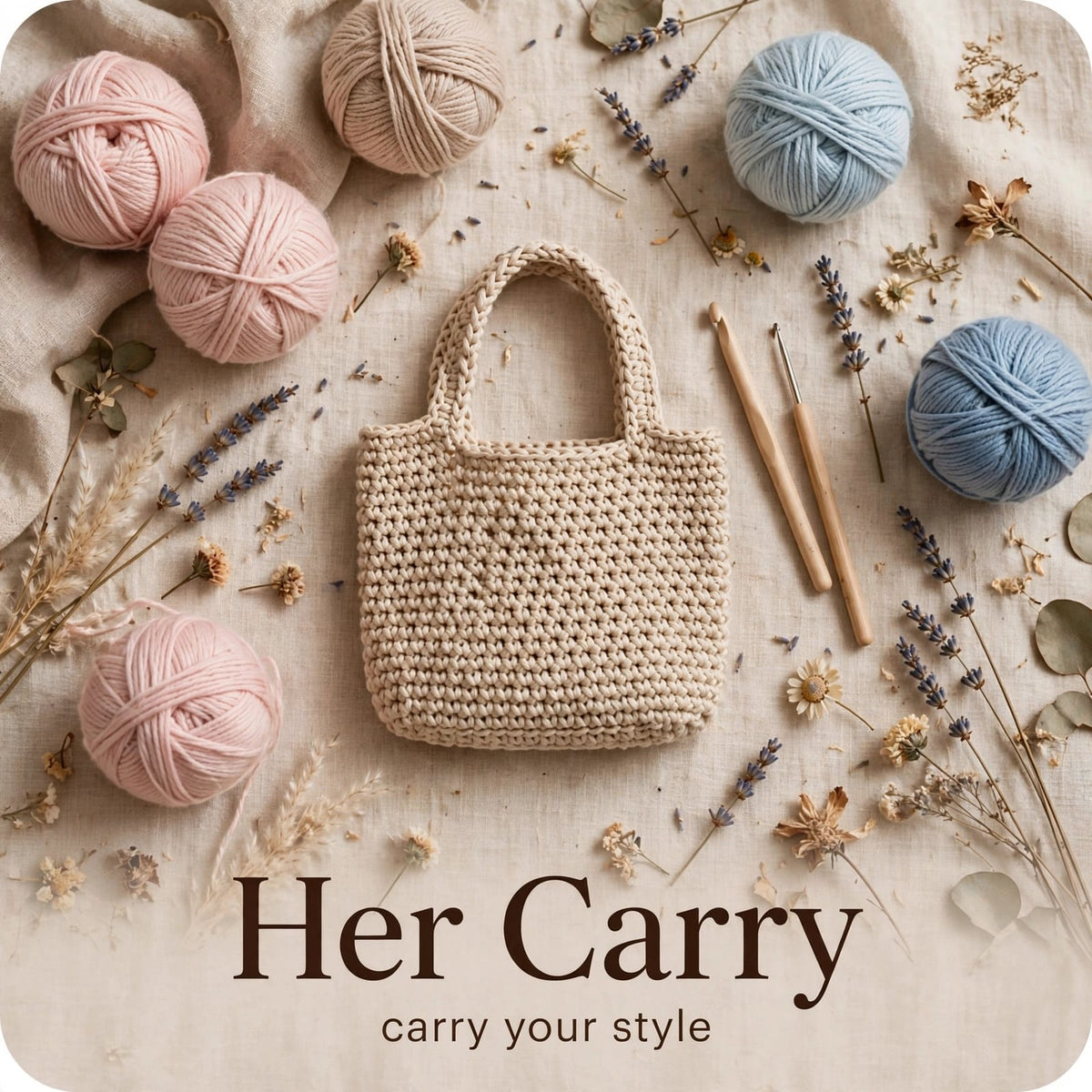 Her Carry Handmade Crochet Bags Collection