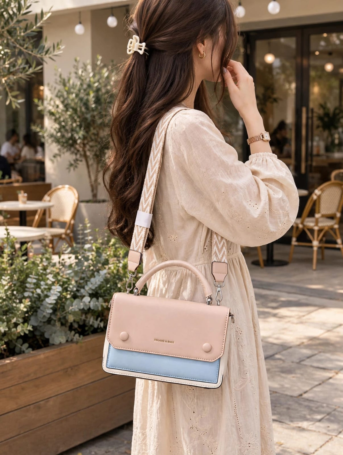 Her Carry Premium Box Bag with Board Strap - 2 colors