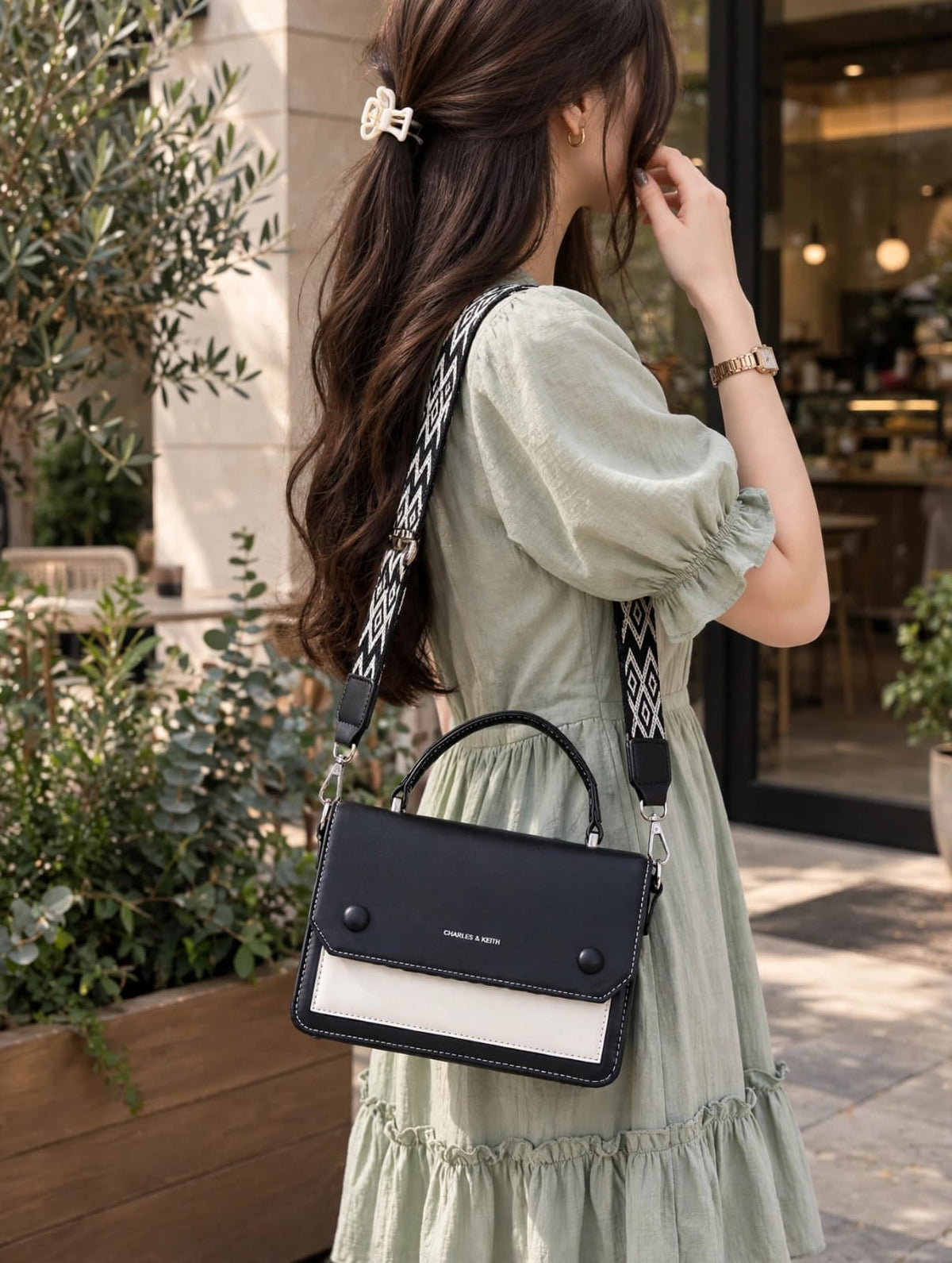 Her Carry Premium Box Bag with Board Strap - 2 colors