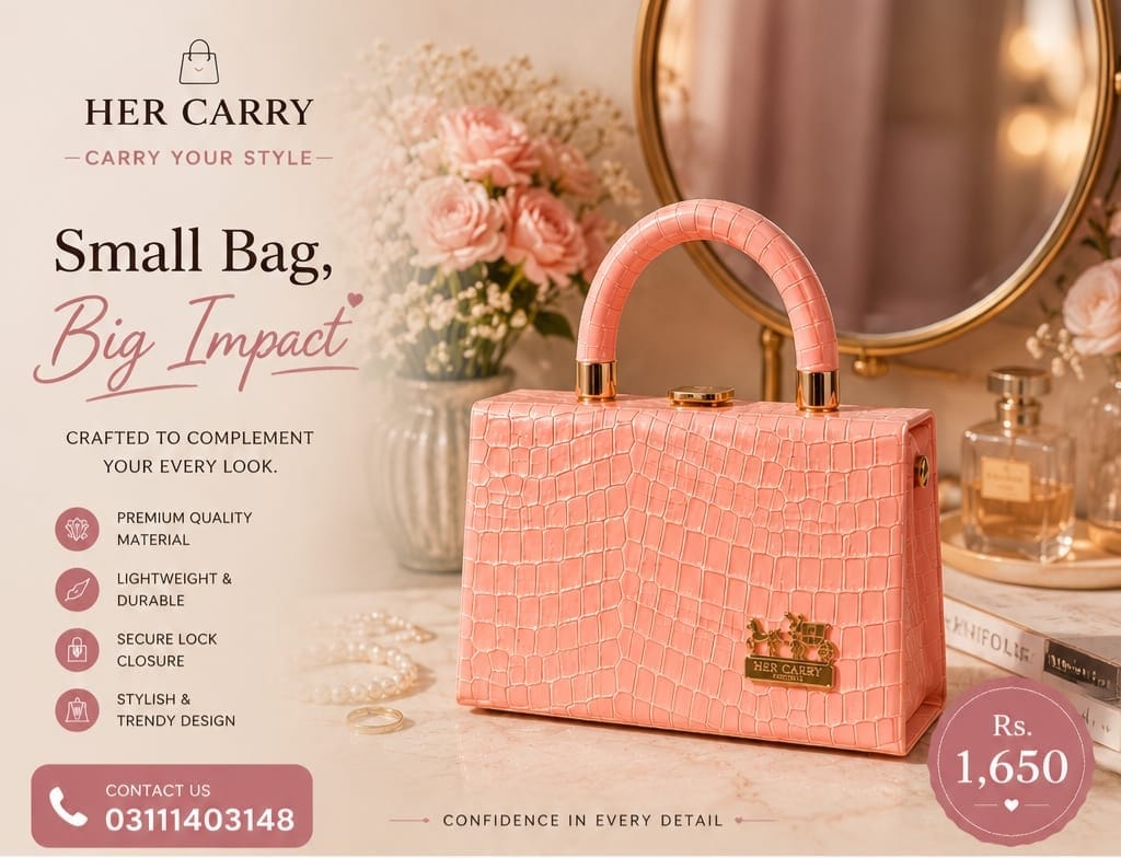 Her Carry Croc Wooden Box Bag