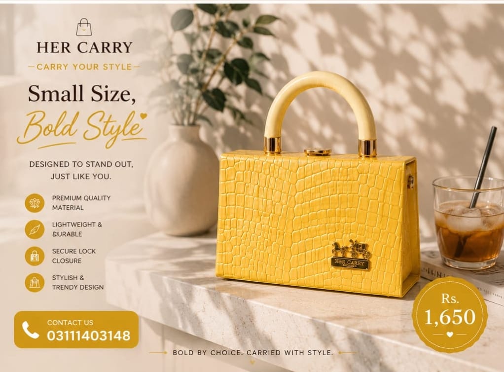 Her Carry Croc Wooden Box Bag
